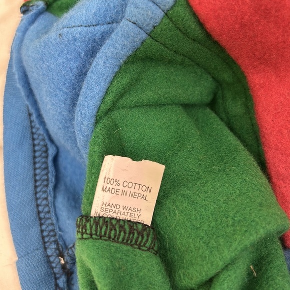 Himalayan Gifts Patchwork Zip-Up Hoodie Size Medium - Picture 12 of 15